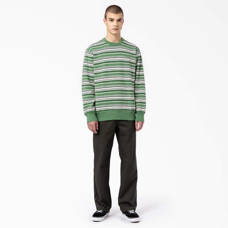 Westover Striped Sweatshirt - Dark Ivy Variegated Stripe (DSV) image number 3