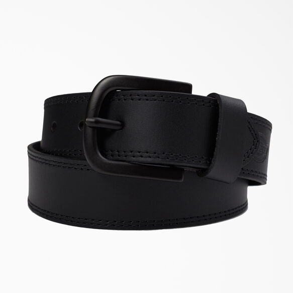 Double Row Stitch Belt - Black &#40;BK&#41;