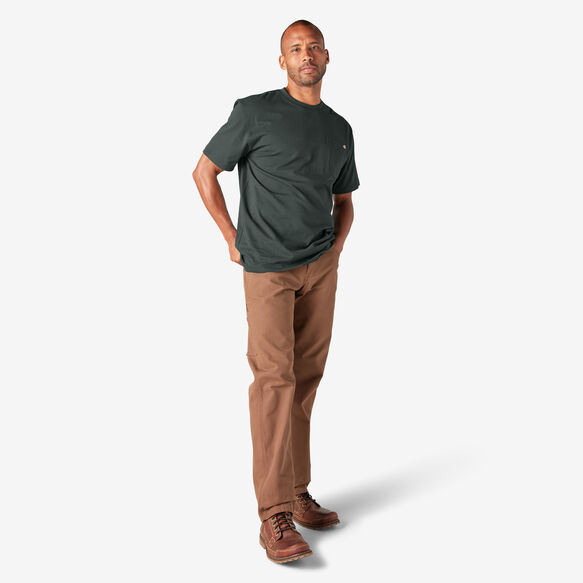 Heavyweight Short Sleeve Pocket T-Shirt - Hunter Green &#40;GH&#41;