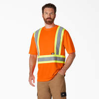 Hi Vis Safety Short Sleeve T-Shirt - ANSI Orange (AO)
