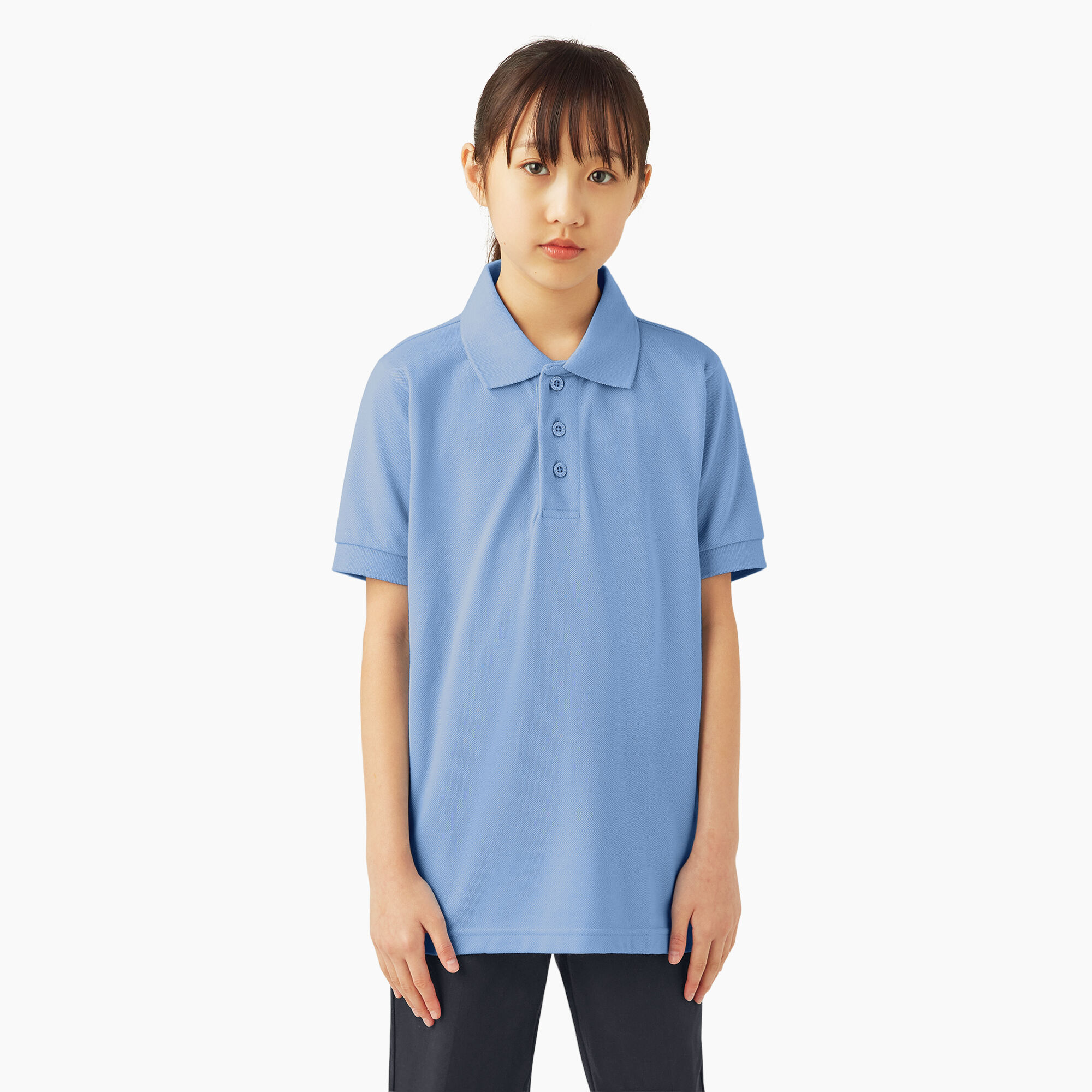Short collar polo on sale