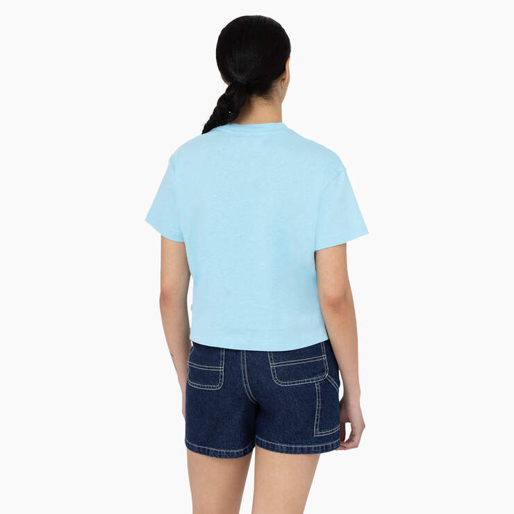 Women's Oakport Cropped T-Shirt - Sky Blue (SU9) image number 2