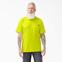 Heavyweight Neon Short Sleeve Pocket T-Shirt - Bright Yellow (BWD)