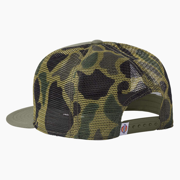 Dickies Supply Company Trucker Hat - Moss Green (MS) image number 2