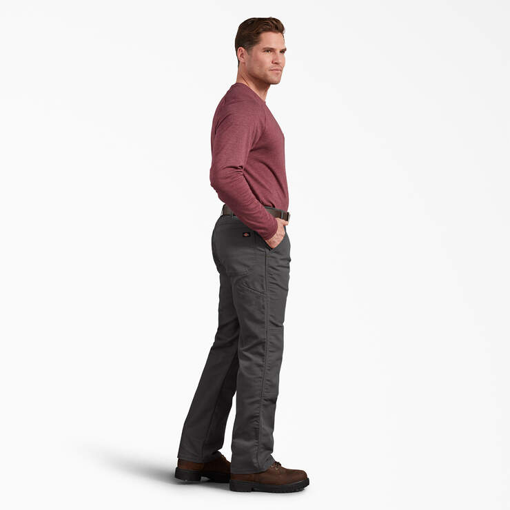 Regular Fit Duck Double Knee Pants - Stonewashed Gray (SSL) image number 6