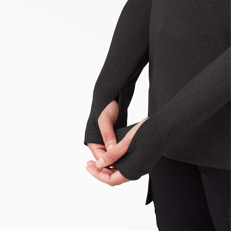 Women's Temp-iQ® 365 Long Sleeve Pocket T-Shirt - Black (KBK) image number 5