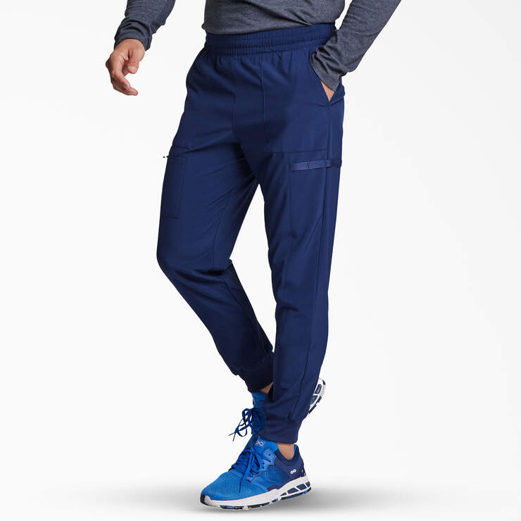 Men's EDS Essentials Jogger Scrub Pants - Navy Blue (NVY) image number 3