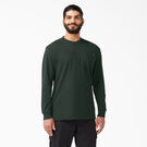 Heavyweight Long Sleeve Henley T-Shirt - Hunter Green &#40;GH&#41;