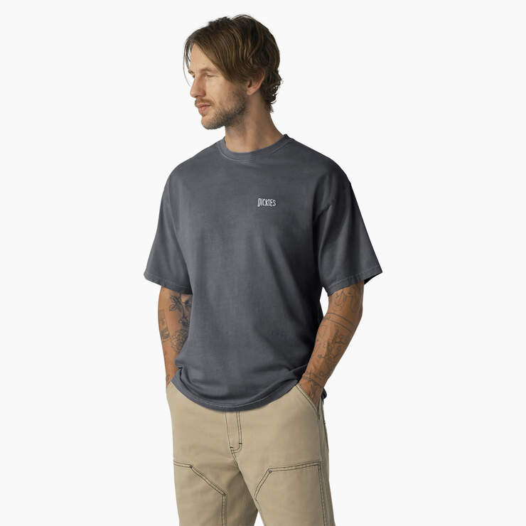 Bandon Short Sleeve T-Shirt - Black Pigment Wash (BWG) image number 3