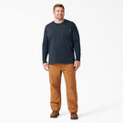 Heavyweight Long Sleeve Pocket T-Shirt - Dark Navy &#40;DN&#41;