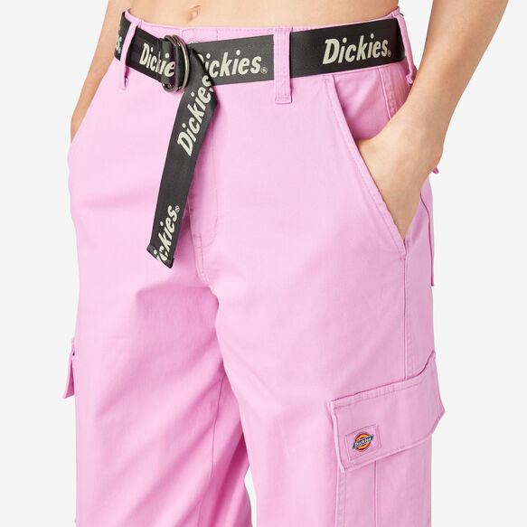 Women&#39;s Cropped Cargo Pants - Wild Rose &#40;WR2&#41;