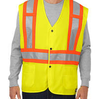 High Visibility ANSI Solid Vest, Class 2 - ANSI Yellow (AY)