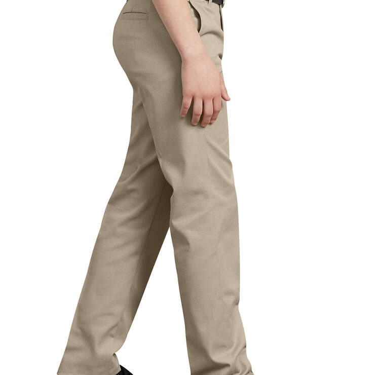 Boys' FlexWaist® Slim Fit Straight Leg Ultimate Khaki Pants, 4-7 - Desert Sand (DS) image number 4