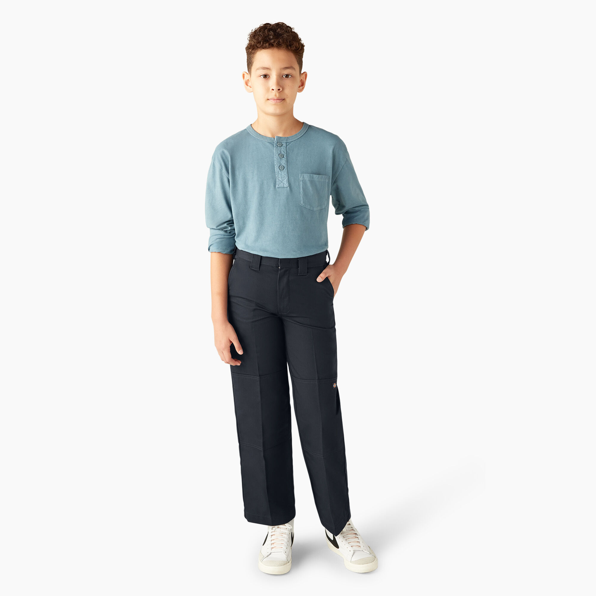 Boys' Relaxed Fit Straight Leg FlexWaist Double Knee Pants, 4-20 | Dickies  - Dickies US