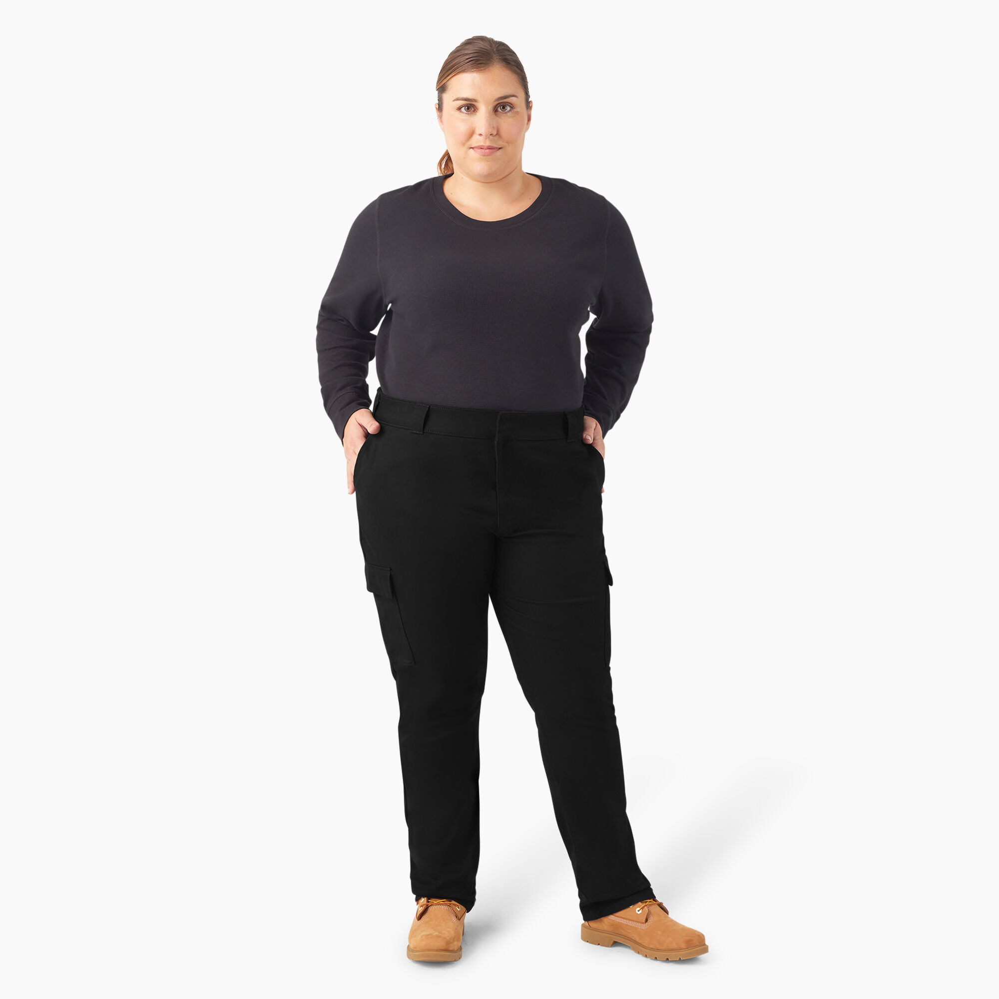 Women's SUPER FLEX Straight Leg Cargo Pants - Dickies US