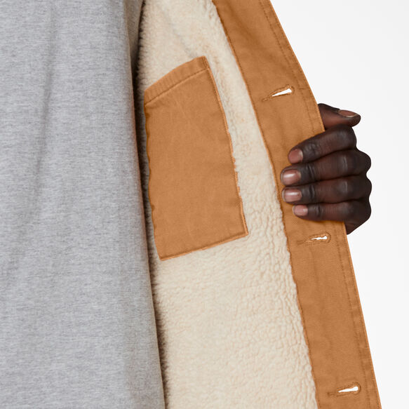 Stonewashed Duck Lined Chore Coat - Stonewashed Brown Duck &#40;SBD&#41;