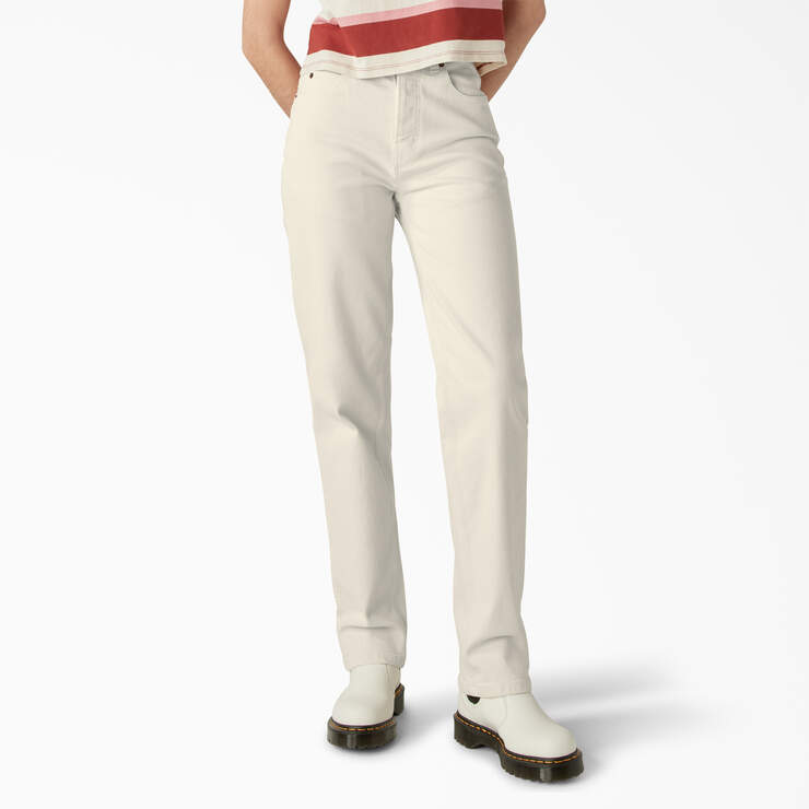 Women's Thomasville Relaxed Fit Jeans - Natural Beige (NT) image number 1