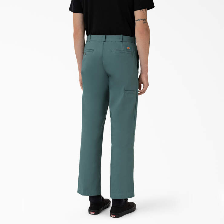 Highsnobiety & Dickies Pleated Work Pants - Lincoln Green (LN) image number 2