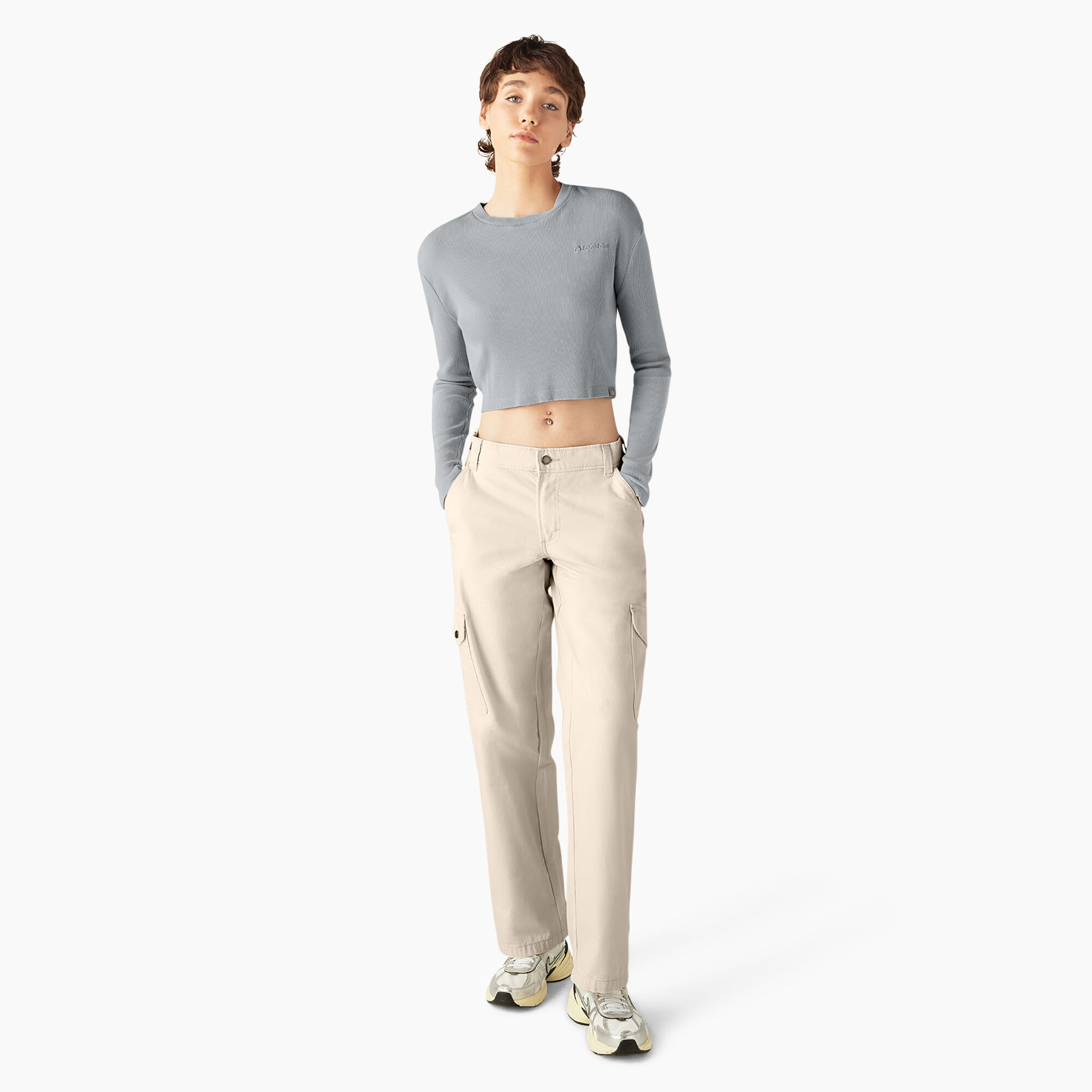 Women s Relaxed Fit Duck Canvas Cargo Pants Dickies US
