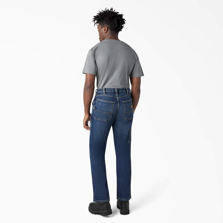 FLEX Relaxed Fit Carpenter Jeans - Medium Denim Wash (MWI) image number 6