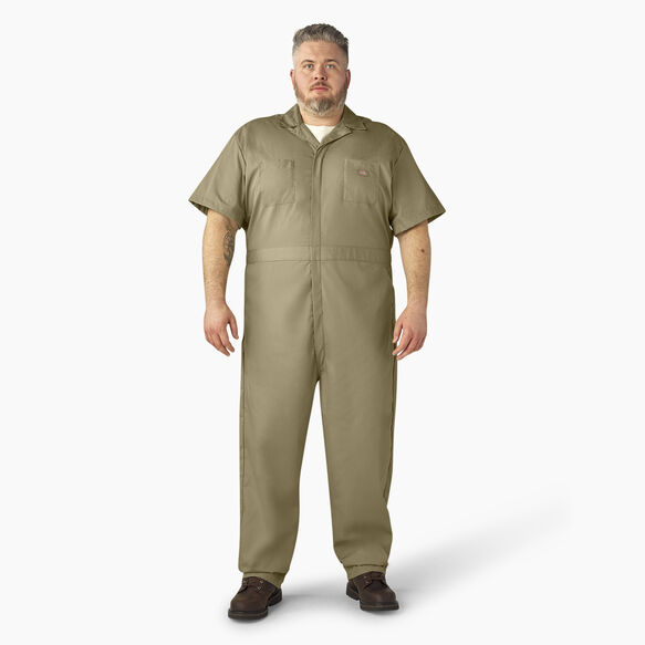 Short Sleeve Coveralls - Khaki &#40;KH&#41;