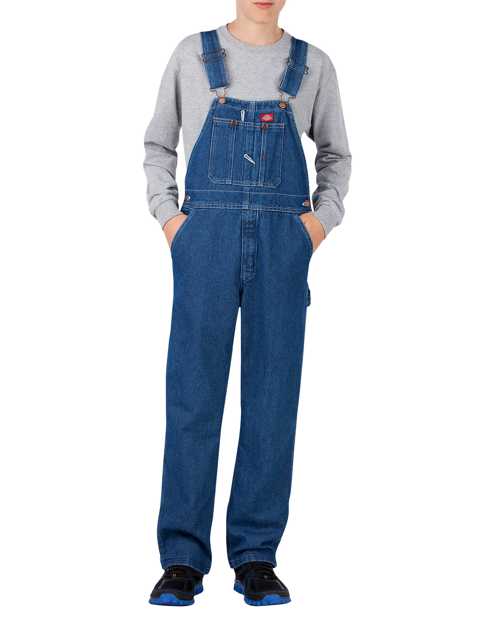 dickies denim overalls