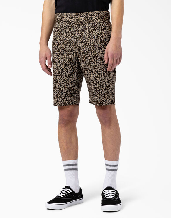 Silver Firs Slim Fit Shorts - Leopard Print &#40;LPT&#41;