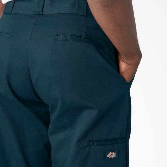 Loose Fit Double Knee Work Pants - Reflecting Pond &#40;YT9&#41;