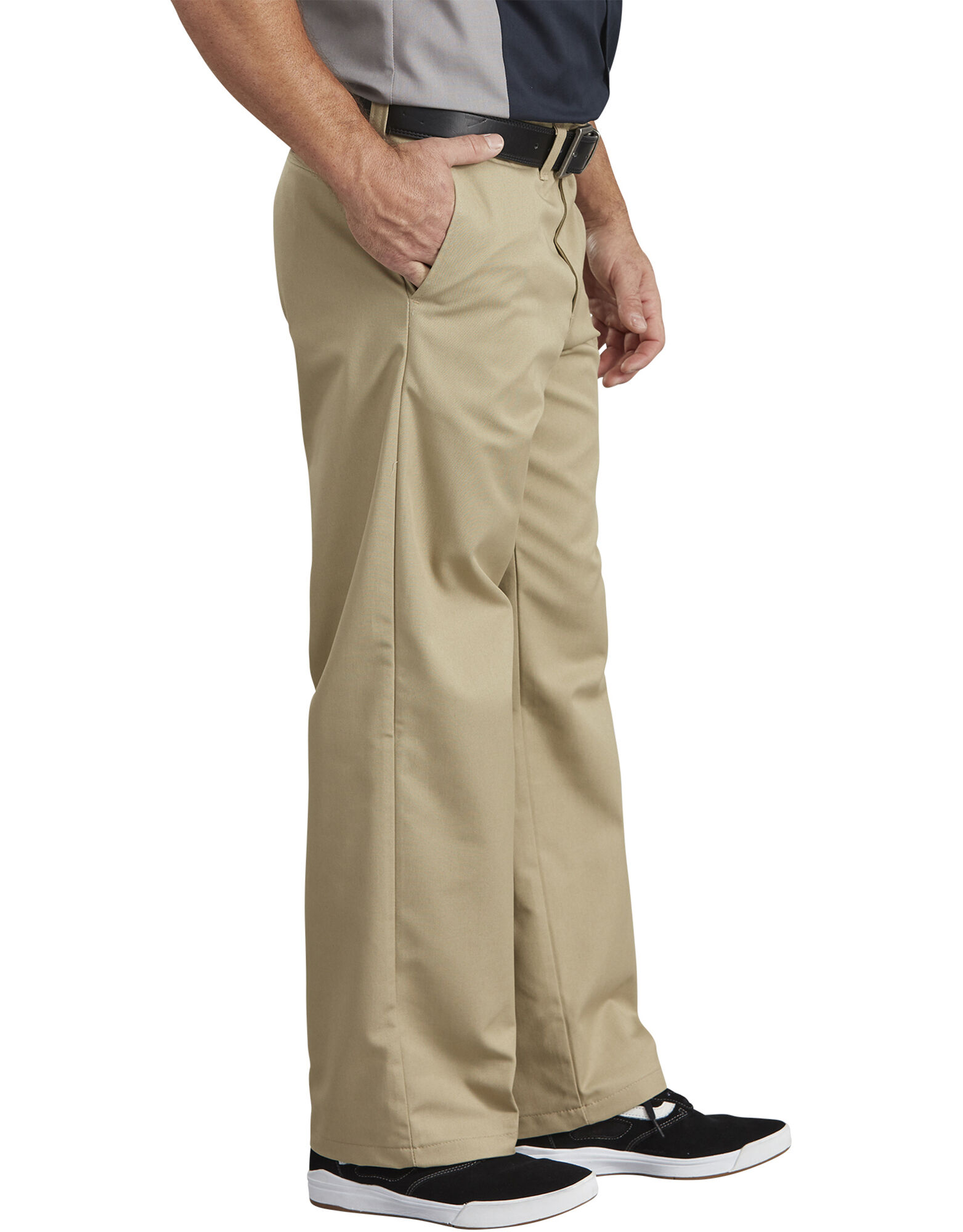 Comfort Waist Pants For Men Desert Khaki Size 36 39u Dickies