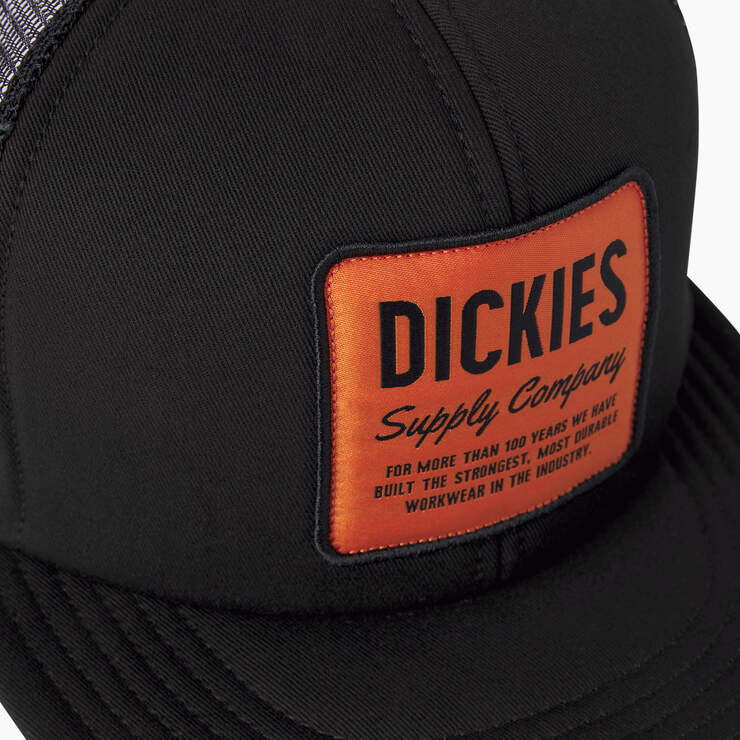 Dickies Supply Company Trucker Hat - Black (BK) image number 3