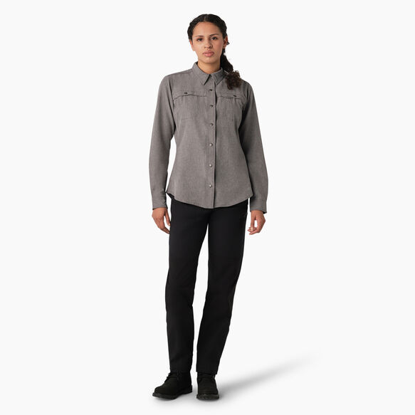 Women&#39;s Cooling Roll-Tab Work Shirt - Graphite Gray &#40;GAD&#41;