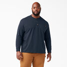 Heavyweight Long Sleeve Henley T-Shirt - Dark Navy &#40;DN&#41;