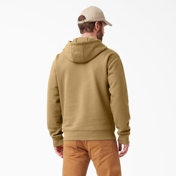 Water Repellent Sleeve Logo Hoodie - Nubuck &#40;NU&#41;