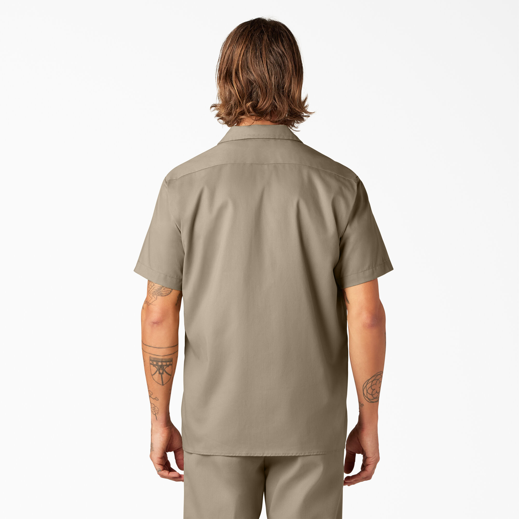Dickies slim fit short sleeve work shirt clearance