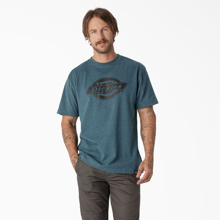 Short Sleeve Heavyweight Logo T-Shirt - Baltic Blue &#40;BUD&#41;