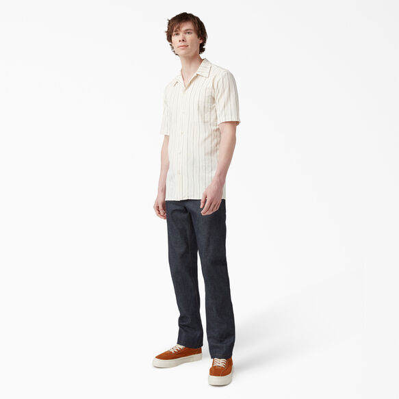 Dickies 1922 Striped Short Sleeve Shirt - Rinsed Gray &#40;RGY&#41;