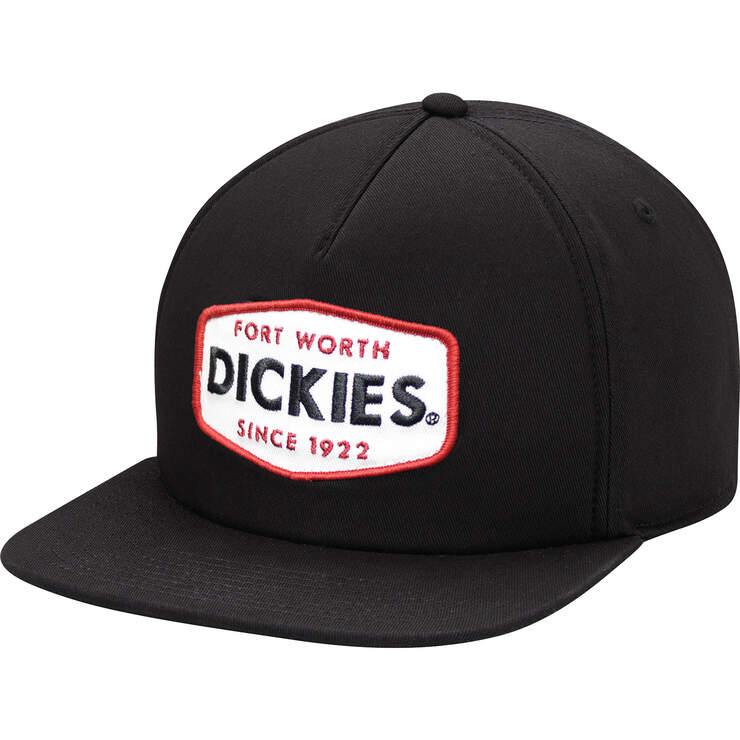 Dickies '67 5 Panel Snap Back Cap - Black (BLK) image number 1