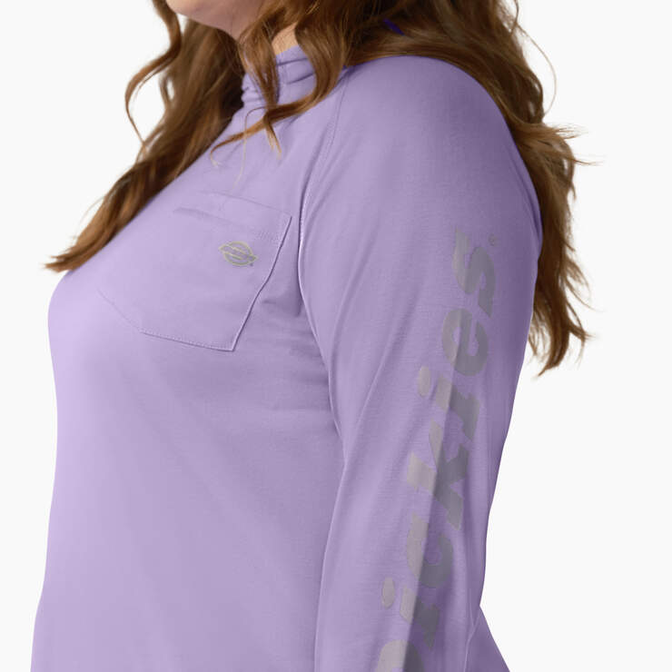 Women's Plus Cooling Performance Sun Shirt - Purple Rose (UR2) image number 6