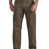 Relaxed Fit Straight Leg Ripstop Cargo Pants - Rinsed Moss Green (RMS)
