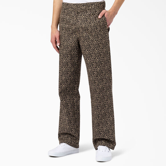 Silver Firs Work Pants - Leopard Print &#40;LPT&#41;