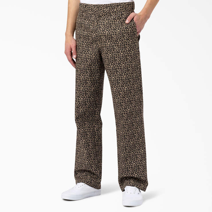Silver Firs Work Pants - Leopard Print (LPT) image number 1