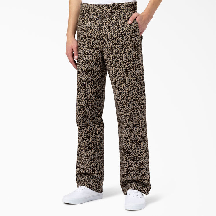 Silver Firs Work Pants - Leopard Print &#40;LPT&#41;