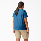 Women&#39;s Plus Short Sleeve Heavyweight T-Shirt - Vallarta Blue &#40;V2B&#41;