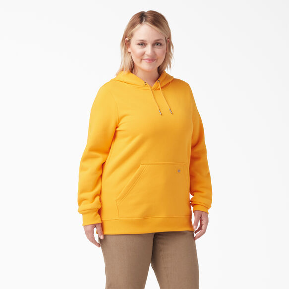 Women&#39;s Plus Heavyweight Logo Sleeve Pullover - Radiant Yellow &#40;R2Y&#41;