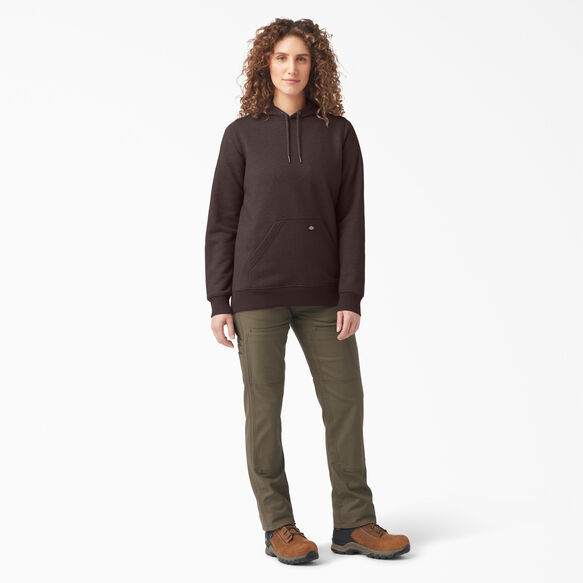 Women&#39;s Heavyweight Logo Sleeve Pullover - Chocolate Brown Heather &#40;CBH&#41;