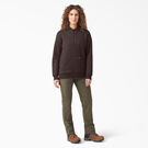 Women&#39;s Heavyweight Logo Sleeve Pullover - Chocolate Brown Heather &#40;CBH&#41;