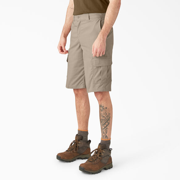 FLEX Relaxed Fit Cargo Shorts, 13&quot; - Desert Sand &#40;DS&#41;