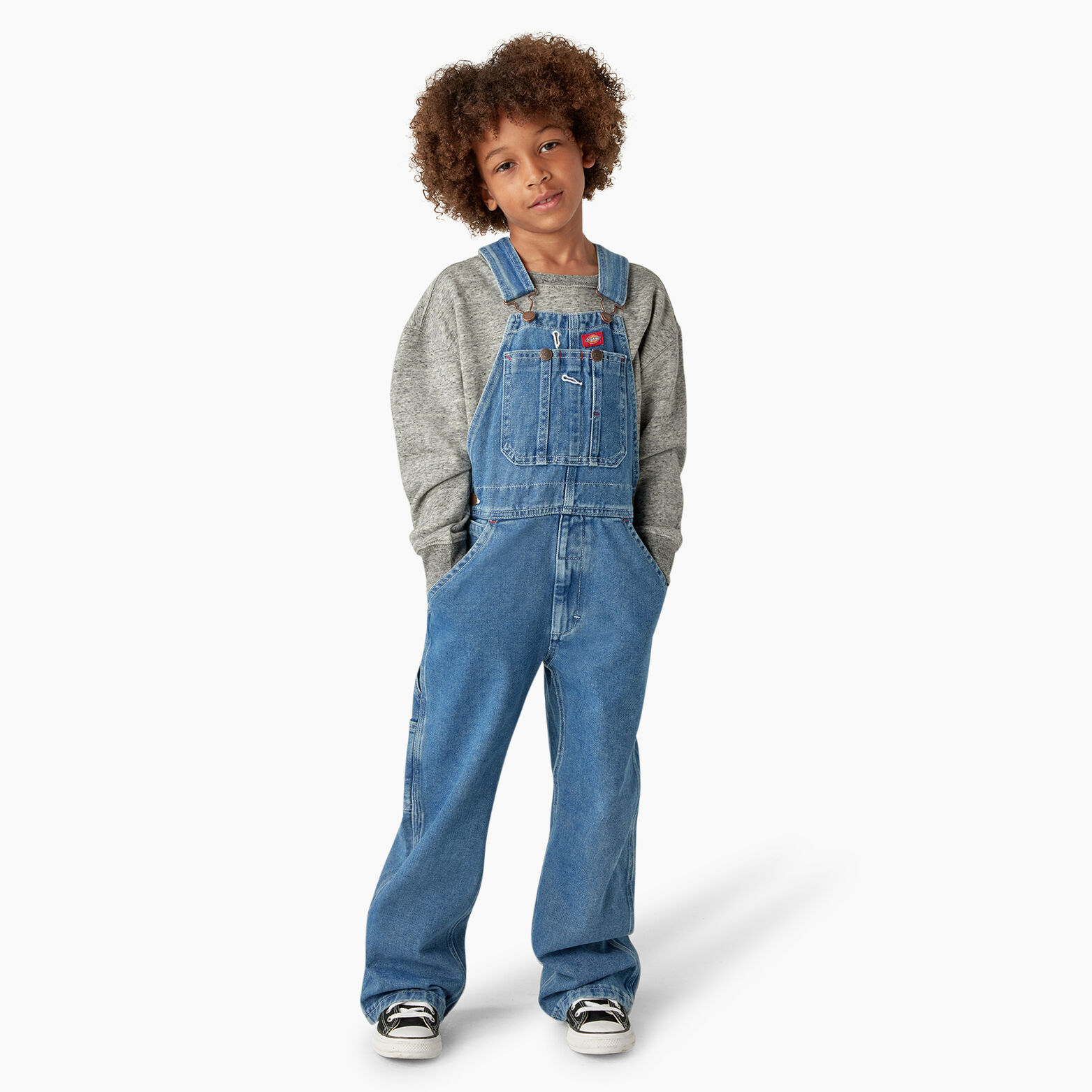 Kids Denim Bib Overalls, 8-20 | Kids | Dickies