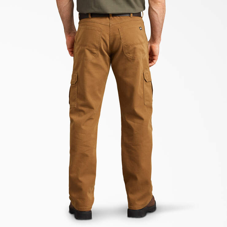 Regular Fit Duck Cargo Pants - Stonewashed Brown Duck (SBD) image number 2