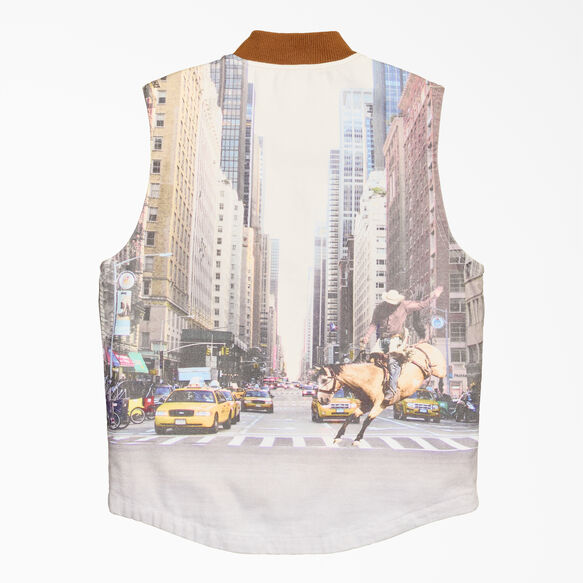 New York Sunshine x Dickies City Cowboy Vest - NYC Cowboy Print &#40;TPG&#41;